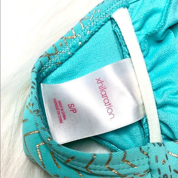XHILARATION— Turquoise Strapless Bikini Top - Picture 6 of 6